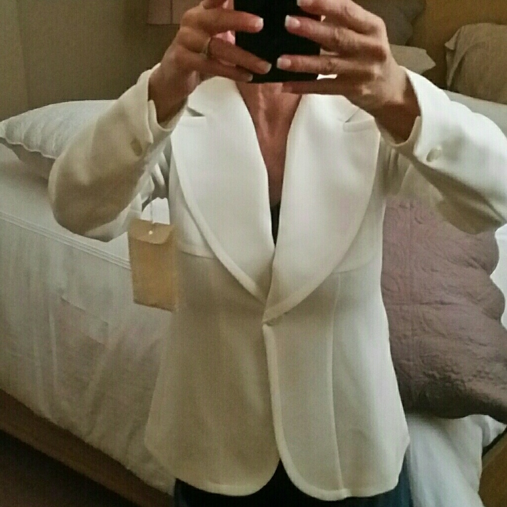 White Hugo Buscati Blazer